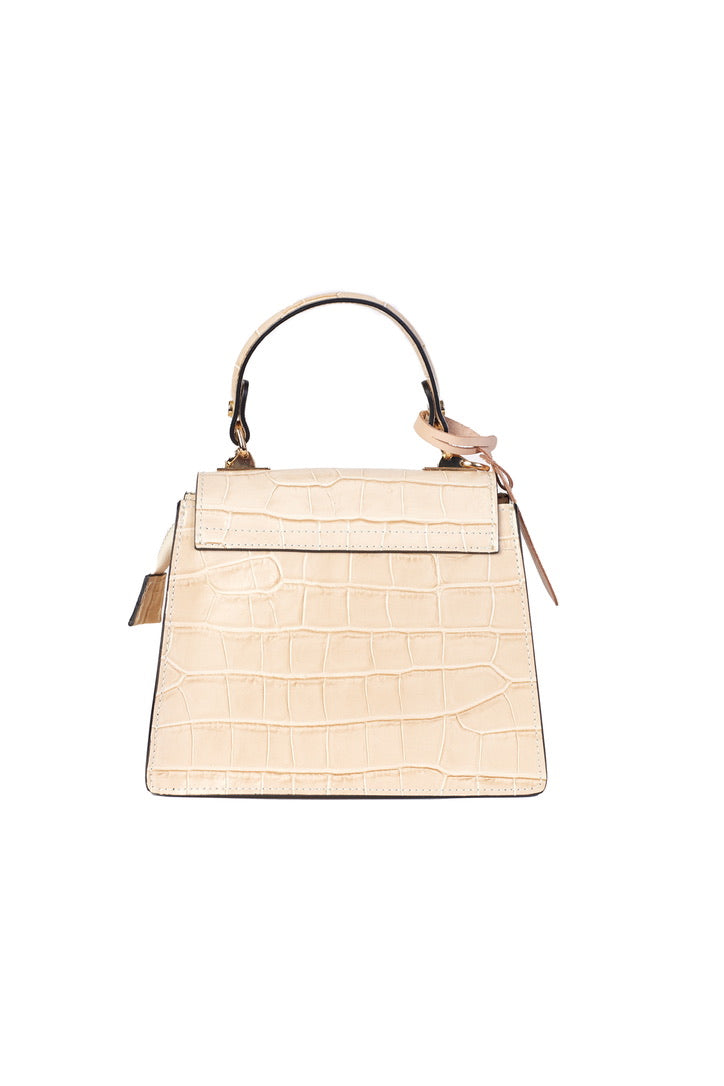 Embossed Satchel