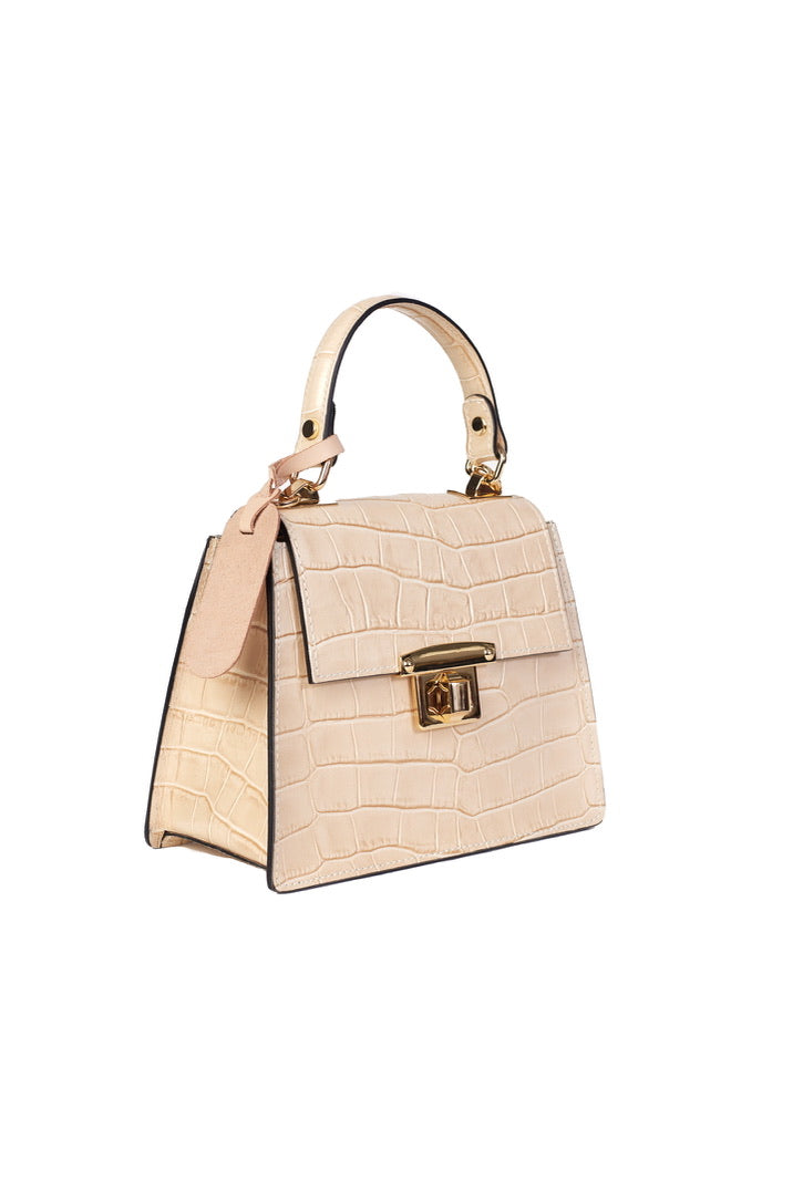Embossed Satchel