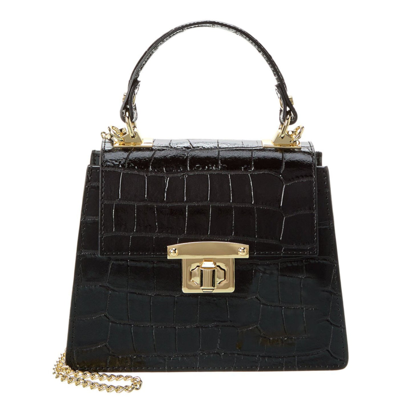 Adriana Embossed Satchel