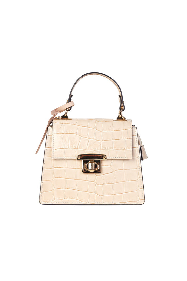 Adriana Embossed Satchel