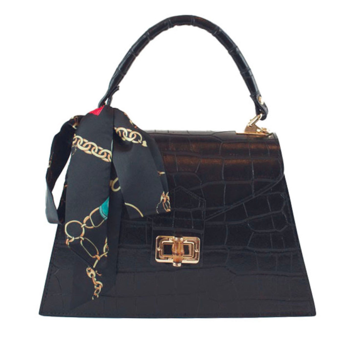 Marta Embossed Satchel