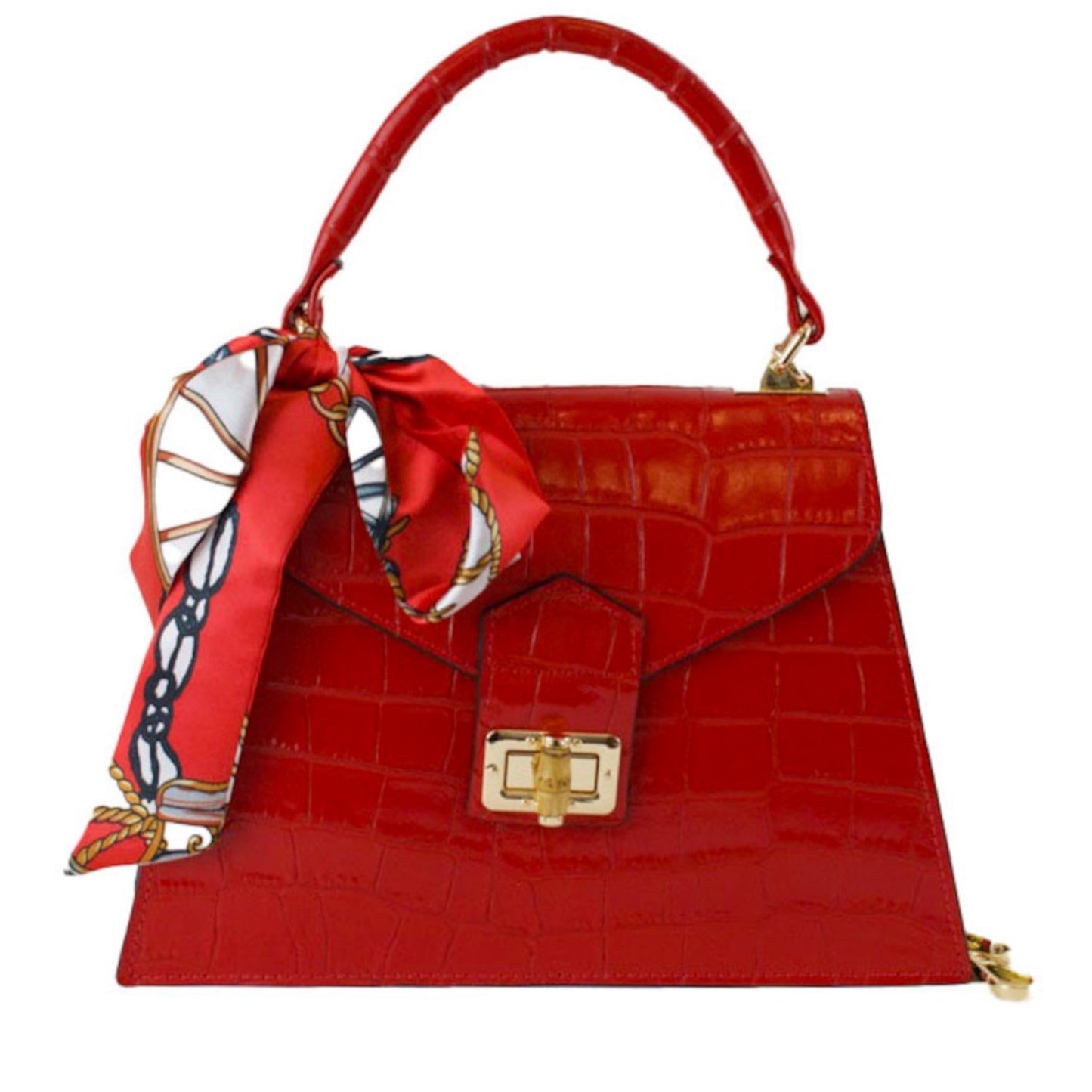 Marta Embossed Satchel