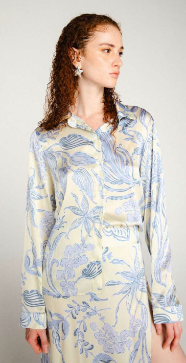 Printed Silk Shirt