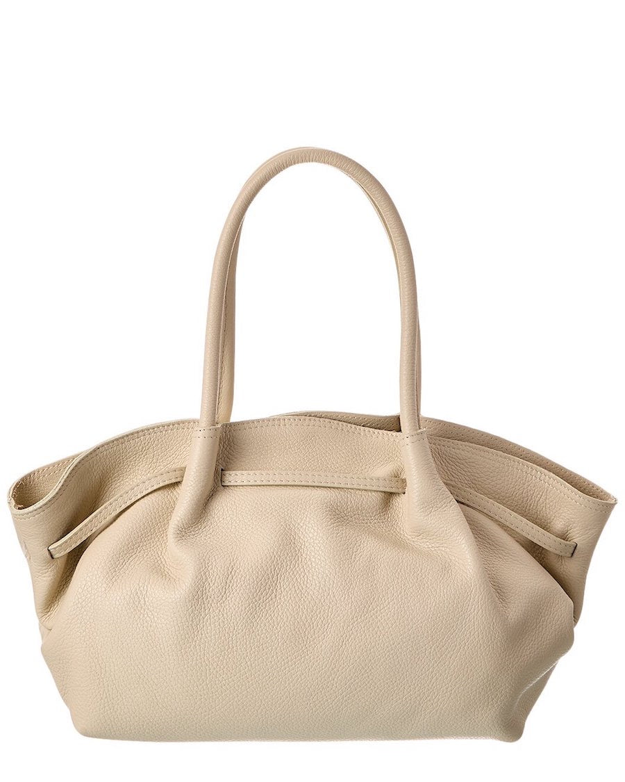 Sculpted Soft Leather Tote