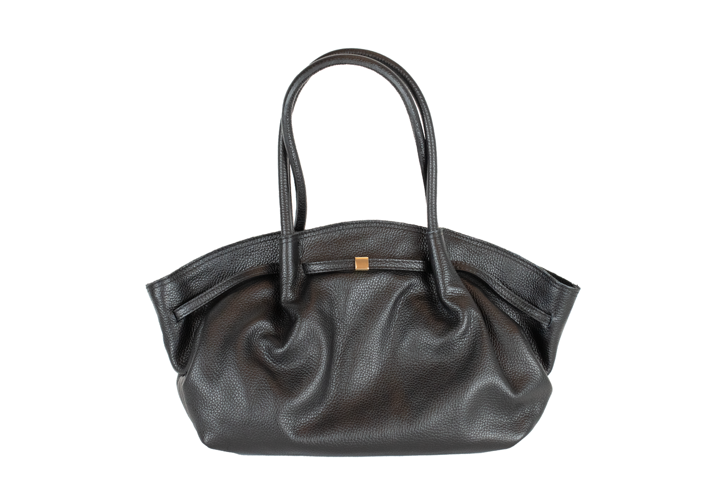 Sculpted Soft Leather Tote