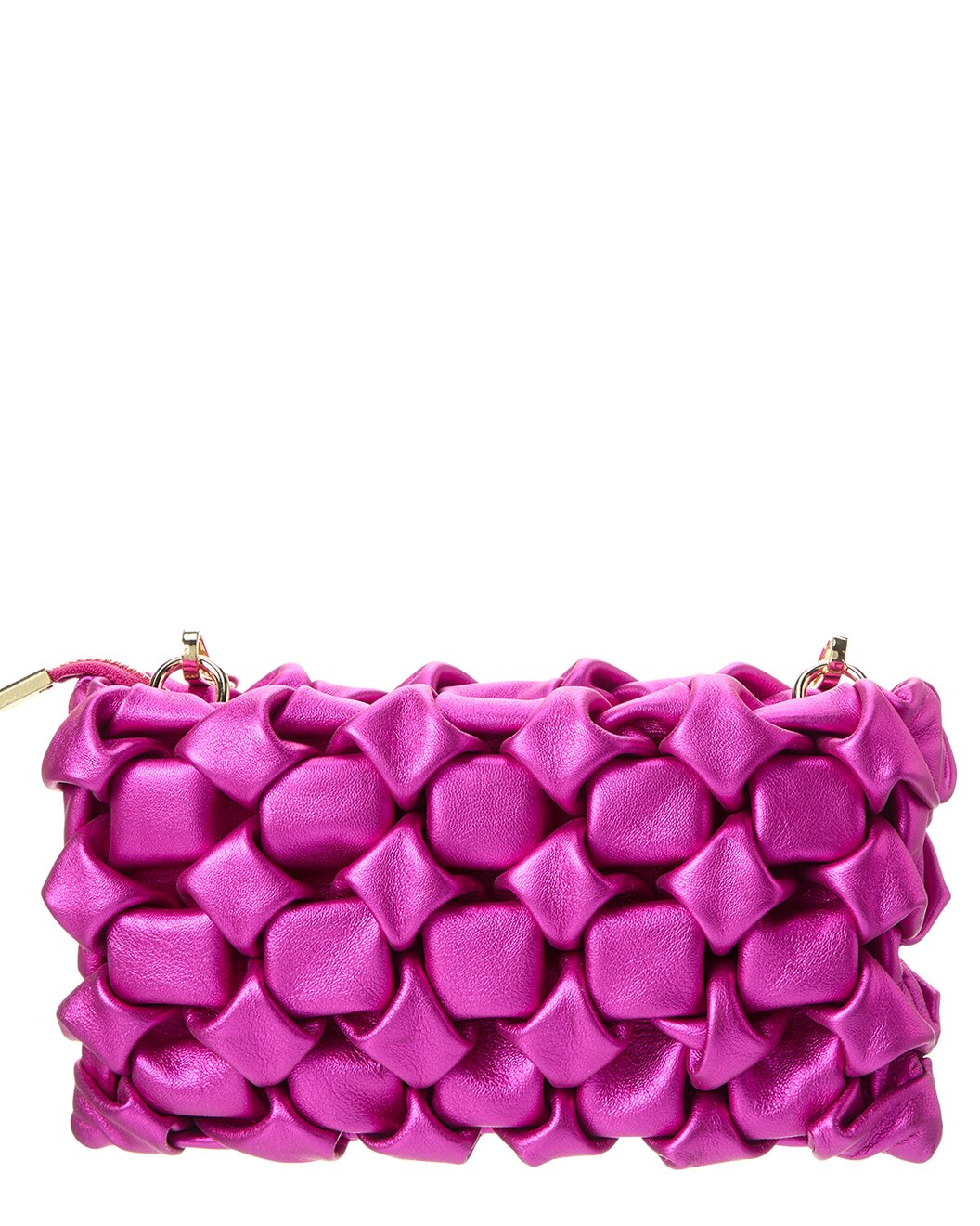 Metallic Nappa Clutch