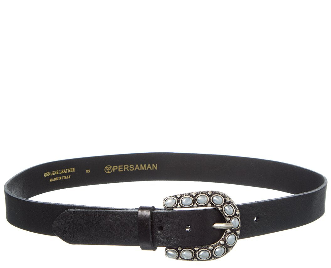 Persaman New York Genuine Leather Belt Persaman New York Lola Leather Belt in Brown | Lyst main image 4