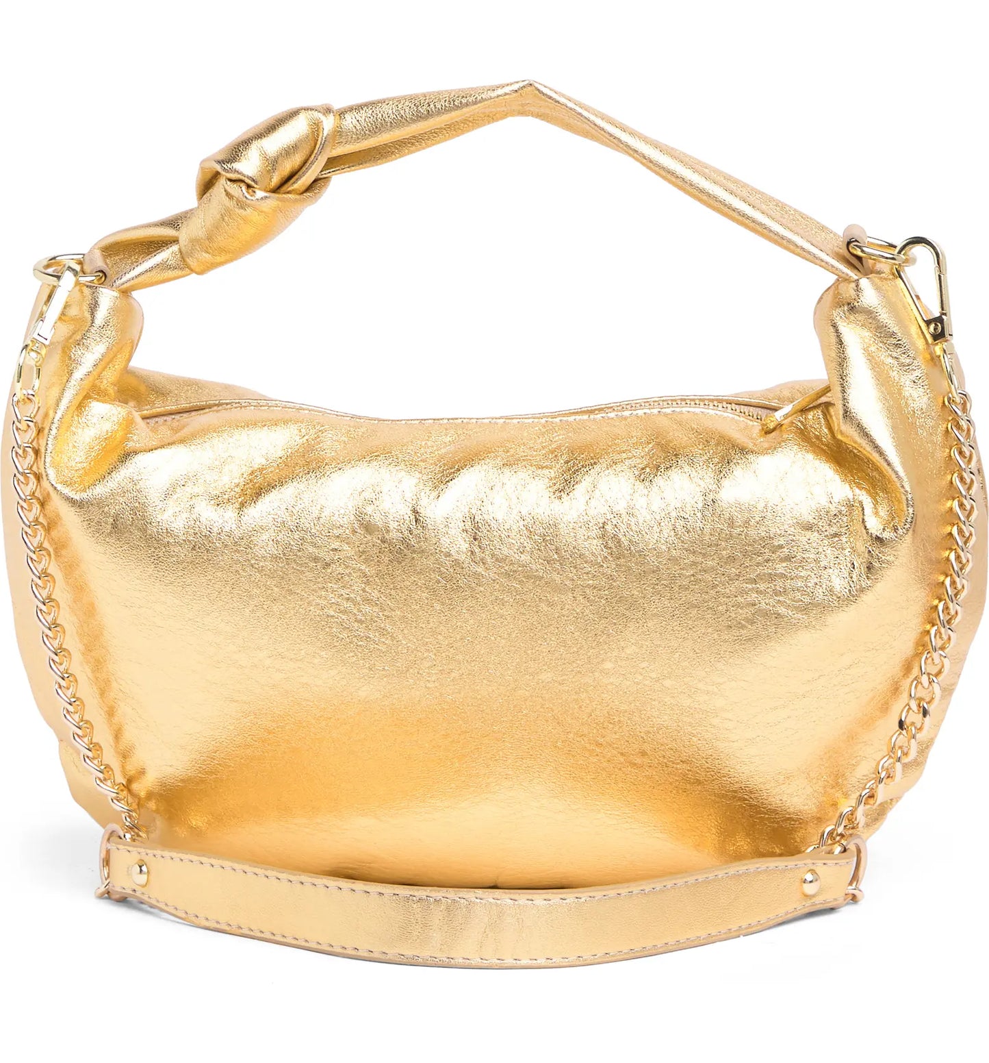 Metallic Nappa Shoulder Bag