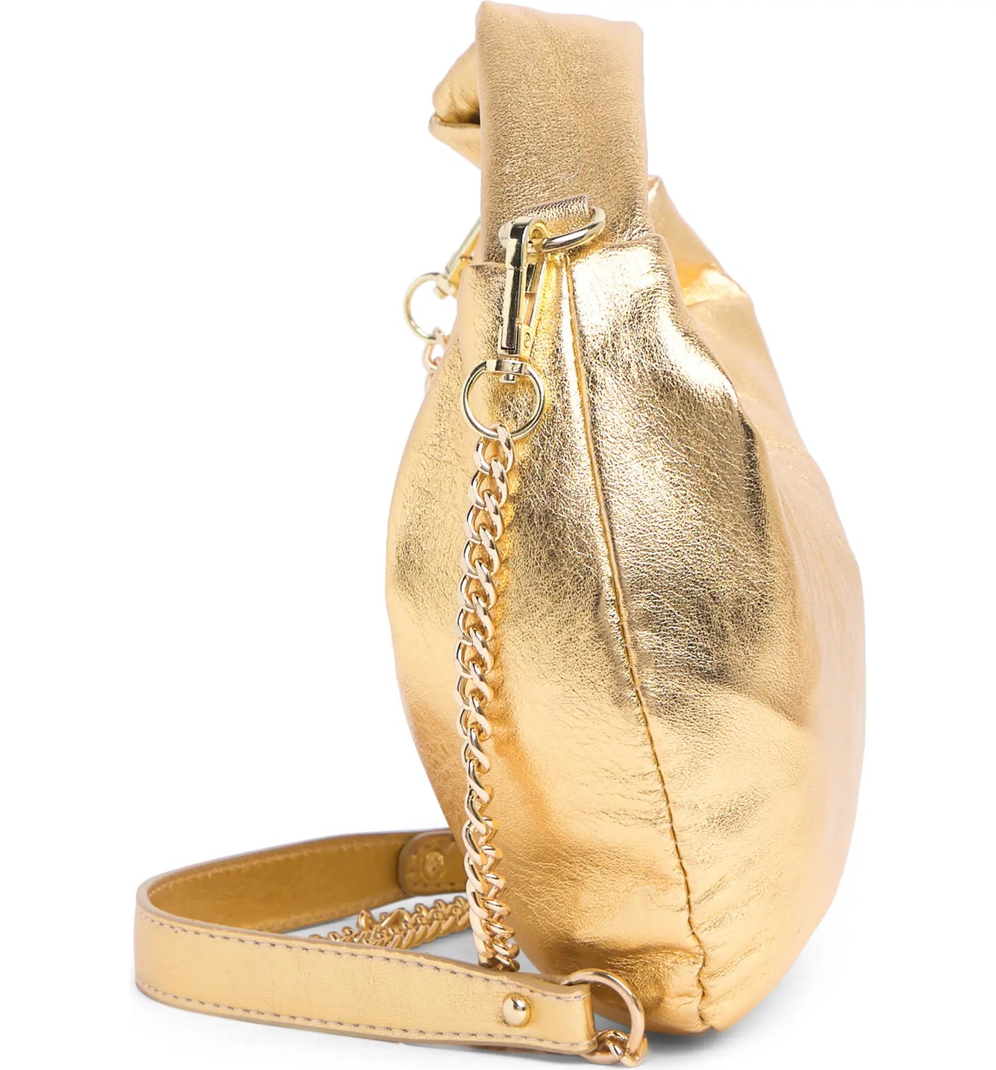 Metallic Nappa Shoulder Bag