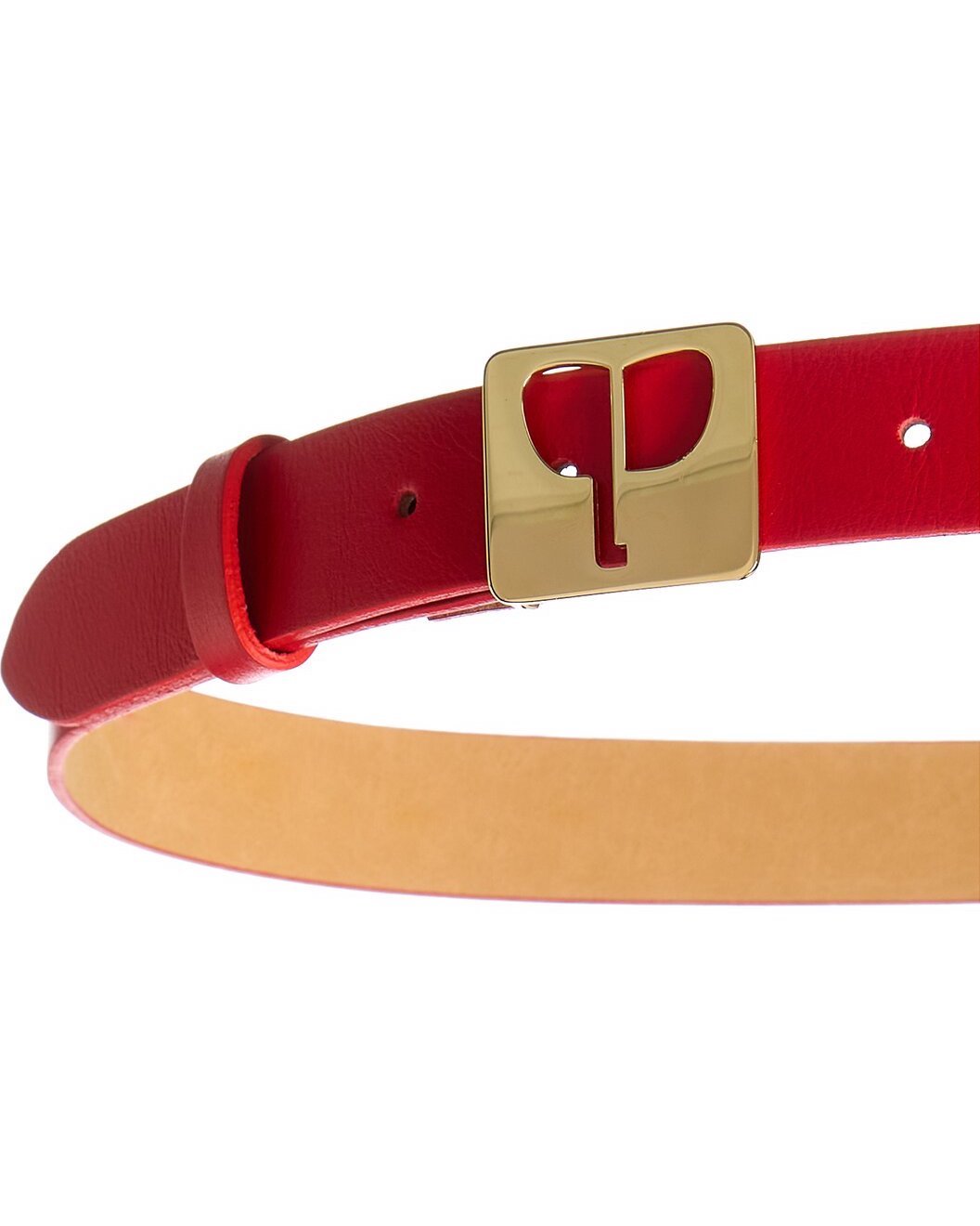 Leather Belt with Elephant Buckle