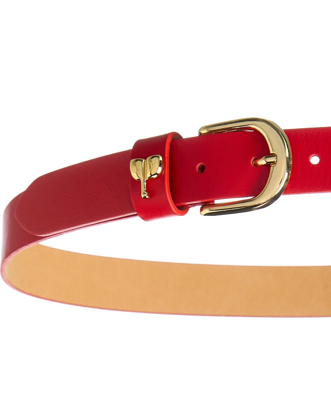 Leather Belt with Logo