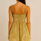 Silk Paisley Print  Mini Dress