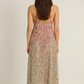 Silk Floral Midi Dress