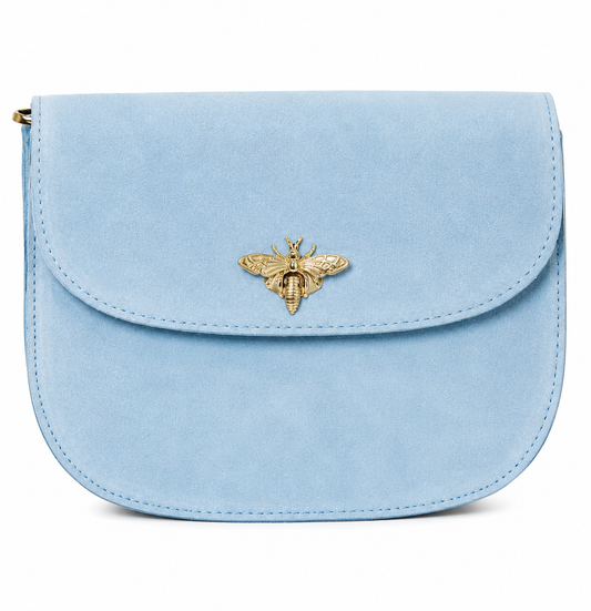 Suede Bee Crossbody