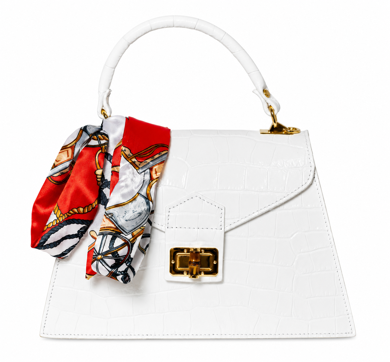Marta Embossed Satchel