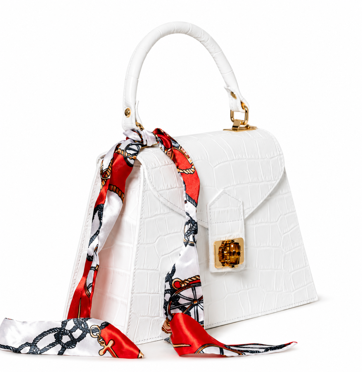 Marta Embossed Satchel – Persaman New York