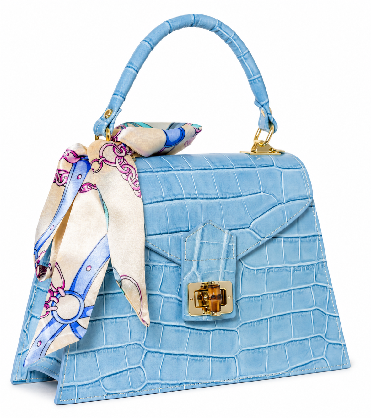 Marta Embossed Satchel