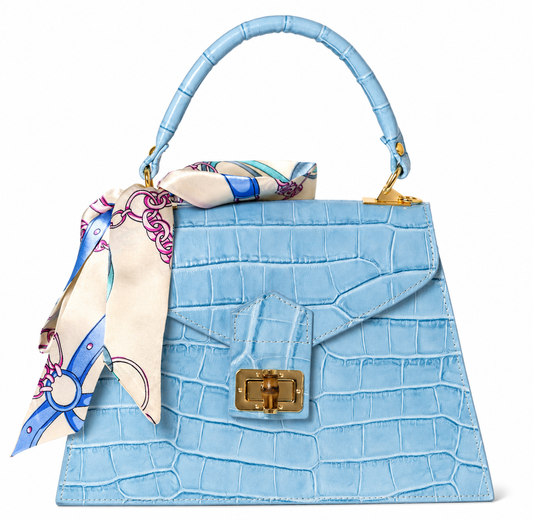 Marta Embossed Satchel