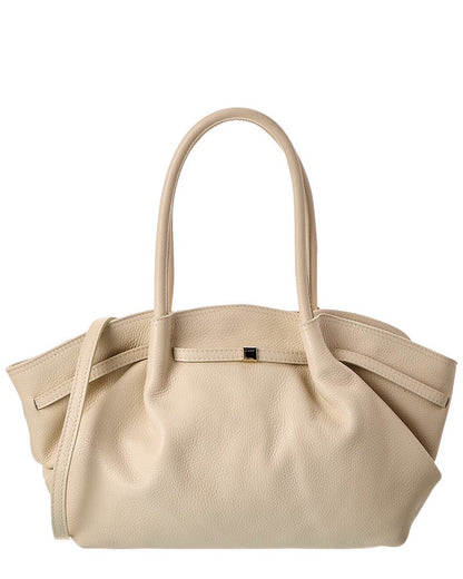 Sculpted Soft Leather Tote