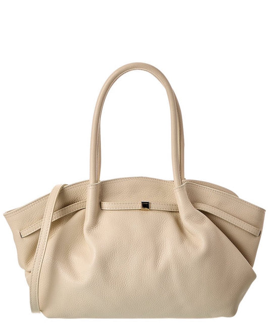 Sculpted Soft Leather Tote