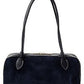 Suede East-West Bag