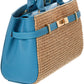 Raffia Satchel