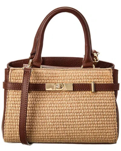 Raffia Satchel