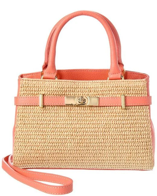 Raffia Satchel