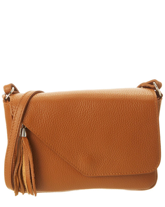 Leather Crossbody with Tassel
