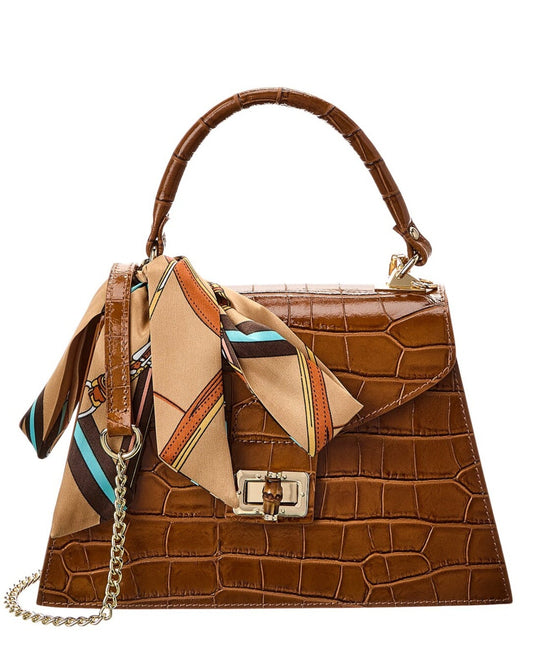 Marta Embossed Satchel