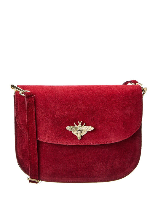 Suede Bee Crossbody