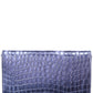 Metallic Leather Clutch