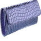 Metallic Leather Clutch