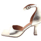 Open-Toed Gold Heel