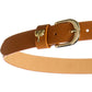 Leather Belt with Logo